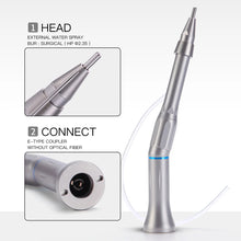 Dental 20 Degree Straight Surgical Operating Handpiece 1:1 External Water Spray