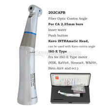 BEING 202CAP/202CAP-B Contra Angle 1:1 Fiber Optic Handpiece Fit KAVO E-type