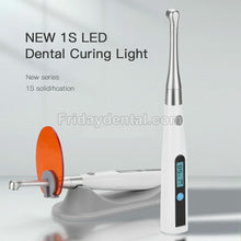 5W Dental Wireless 1S Cure Lamp LED Dental Curing Light Metal Head 3 Modes 1400 mW/cm2