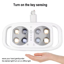 10W Dental Chair Light Infrared Inductive Oral Lamp 8 LED Dual-Color Adjustable