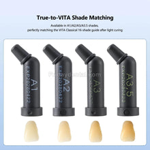 10Pcs Capsule/Box A1/A2/A3/A3.5 Universal Dental Composite Resin Light Cure Capsule