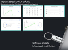 YUSENDENT COXO C-Sailor Pro+ Dental Brushless Implant Surgical Motor with 2Pcs Fiber Optic Handpiece