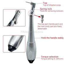 Dental Universal Implant Torque Wrench Handpiece Kit with 12 Screwdrivers