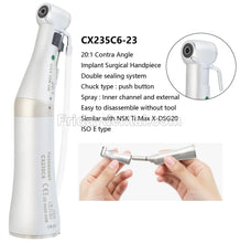 YUSENDENT COXO CX235C6-19/22/23 Dental Contra Angle 20:1 Reduction Surgical Handpiece E type