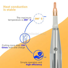 Dental Gutta Percha Cutter Endo Cutting Pen Battery Powered with 8 Tips