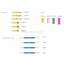 Dentium DASK Sinus Lift Kit Dental Implant Lateral Drills Stoppers Elevation Instrument Set