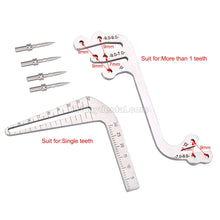Dental Implant Drill Guide Locator Teeth Measuring Ruler Calipers Bone Ridge Kit