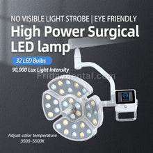 Saab KY-P139-2 Ceiling Mounted Surgical Light Shadowless for Dental Medical 64 LEDs Double Heads