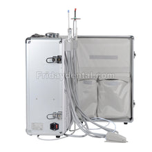 Getidy G13-B Portable Dental Unit with Compressor+ Curing Light +Scaler Handpiece +2/4 Holes