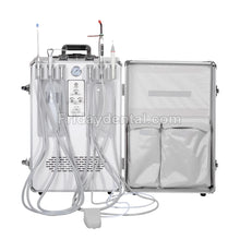 Getidy G13-B Portable Dental Unit with Compressor+ Curing Light +Scaler Handpiece +2/4 Holes