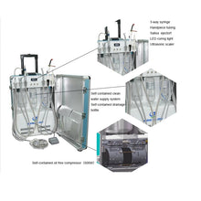 Greeloy® GU-P206 Portable Dental Unit with Compressor & Handpiece Kit