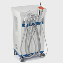 Portable Dental Delivery Unit Mobile Dental Cart Unit with Scaler Handpiece &Curing Light