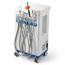 Portable Dental Delivery Unit Mobile Dental Cart Unit with Scaler Handpiece &Curing Light