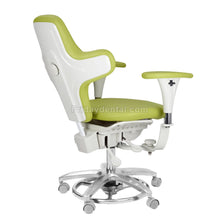 QY MDS-E3 Ergonomic Dental Microscope Stool Operator Chair with Armrest PU Leather