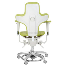 QY MDS-E3 Ergonomic Dental Microscope Stool Operator Chair with Armrest PU Leather