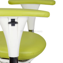 QY MDS-E3 Ergonomic Dental Microscope Stool Operator Chair with Armrest PU Leather