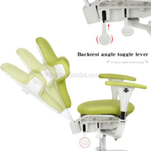 QY MDS-E3 Ergonomic Dental Microscope Stool Operator Chair with Armrest PU Leather