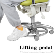 QY MDS-E3 Ergonomic Dental Microscope Stool Operator Chair with Armrest PU Leather