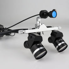 3.0X-5.0X Adjustable Ergonomic Ergo Loupe for Dental Medical with 5W Wireless LED Surgical Headlight