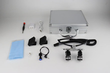 3.0X-5.0X Adjustable Ergonomic Ergo Loupe for Dental Medical with 5W Wireless LED Surgical Headlight