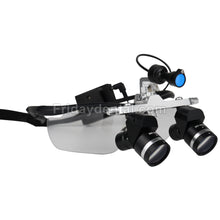 3.0X-5.0X Adjustable Ergonomic Ergo Loupe for Dental Medical with 5W Wireless LED Surgical Headlight