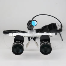 3.0X-5.0X Adjustable Ergonomic Ergo Loupe for Dental Medical with 5W Wireless LED Surgical Headlight