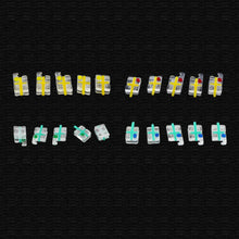 Dental Orthodontic Monocrystalline Sapphire Bracket Roth 022 345