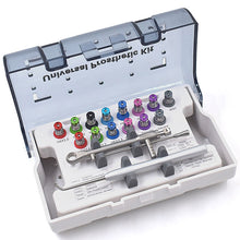 Universal Dental Implant Torque Wrench Prosthetic Kit with 14 Screwdriver