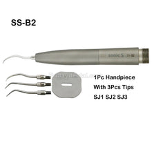 Sonic SS-M4/B2 Dental Air Scaler Hygiene Handpiece 2/4 Holes+3Pcs tips