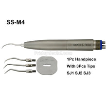 Sonic SS-M4/B2 Dental Air Scaler Hygiene Handpiece 2/4 Holes+3Pcs tips
