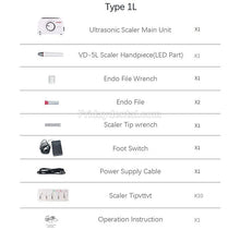 VolDent Type-1L Dental Ultrasonic Scaler with LED Light Compatible with EMS