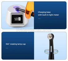 3H X-lite Q6 Dental 1 Second Curing Wireless LED Curing Light with Radiometer Metal Body