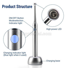 10W Dental Cordless 1S Cure LED Curing Light 2300mW Dentist Resin Cure Lamp