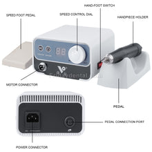 STRONGDRILL Dental Lab Brushless Micromotor with 50K RPM Handpiece