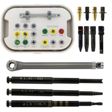 Dental Implant Fixture & Fractured Screw Removal Kit Drill Guide Remover Set