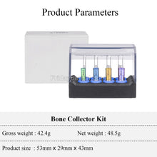 Dental Bone Bur Collector Drill Set Surgical Burs Trephine Cutting Drill Kit