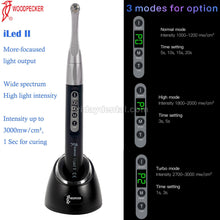 Woodpecker iLED Max Dental 1 Second Curing Lamp LED Curing Light Metal Head 3000mW/cm²