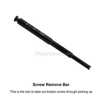 Dental Implant Fixture & Fractured Screw Removal Kit Drill Guide Remover Set