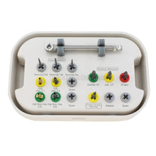 Dental Implant Fixture & Fractured Screw Removal Kit Drill Guide Remover Set