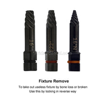 Dental Implant Fixture & Fractured Screw Removal Kit Drill Guide Remover Set