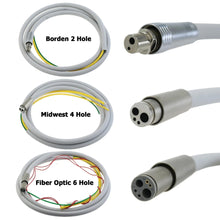 Dental Turbine Handpiece Tubing Hose 2 Hole Midwest 4 Hole Fiber Optic 6 Hole