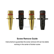 Dental Implant Fixture & Fractured Screw Removal Kit Drill Guide Remover Set