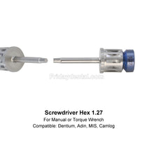 Dental Universal Implant Prosthetic Kit Screwdriver Multi-Unit Abutment Driver Wrench Set